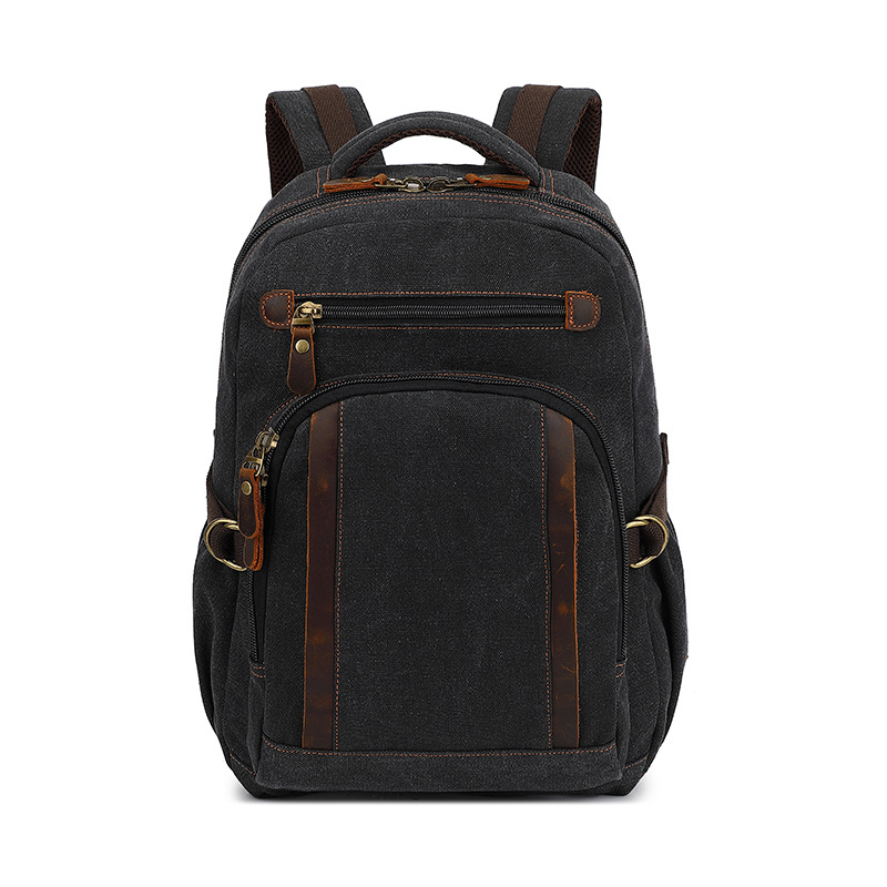 Canvas Backpack Casual - New casual cross-border backpack men's trendy