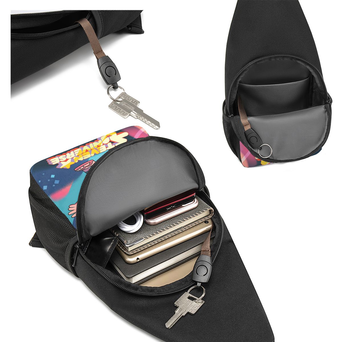 Steven Universe Chest Bag Men  - огляд і ціна Sling Backpack Shoulder