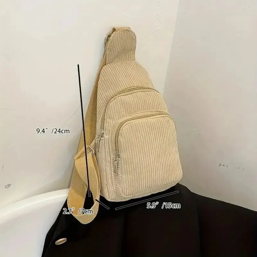 Vintage Corduroy Crossbody Bag - огляд і ціна Mini Backpack Purse