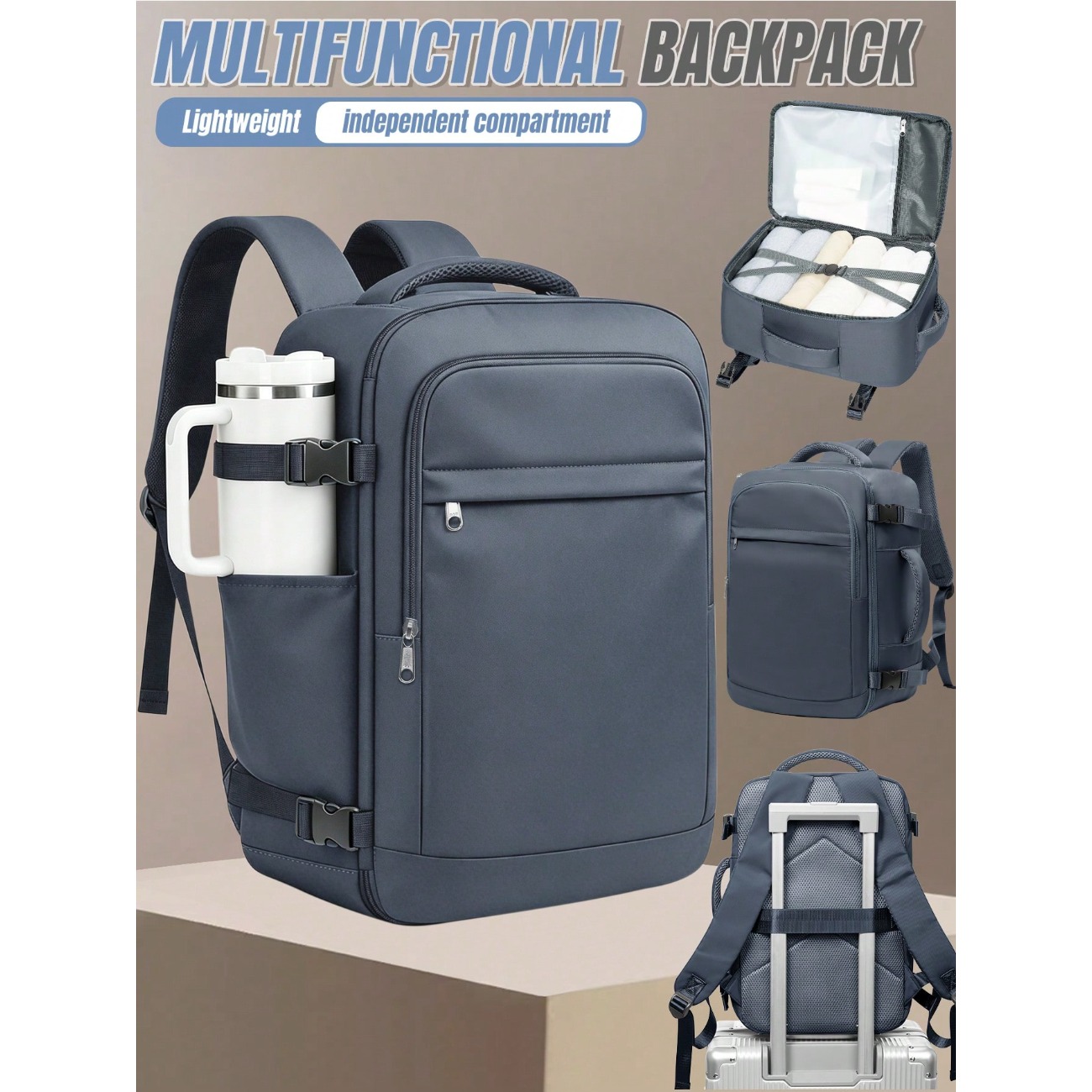 Lightweight Large Capacity Tra - огляд і ціна Laptop Backpack 15.6