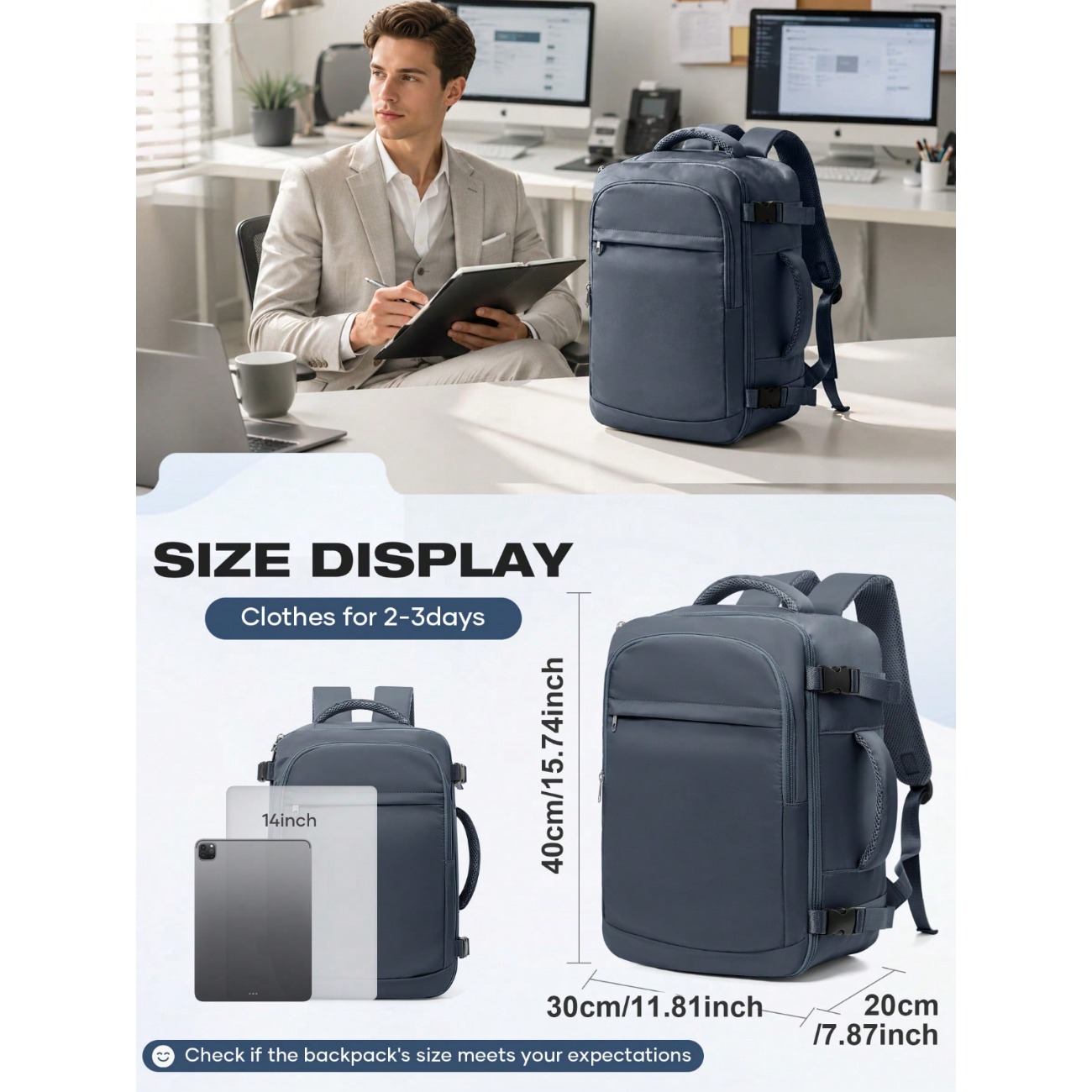 Lightweight Large Capacity Tra - огляд і ціна Laptop Backpack 15.6