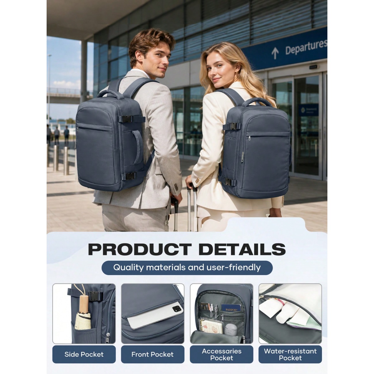 Lightweight Large Capacity Tra - огляд і ціна Laptop Backpack 15.6