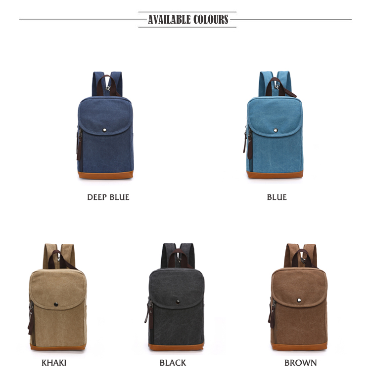 Men's Canvas Mini Backpack Men - огляд і ціна Sling Backpack Shoulder