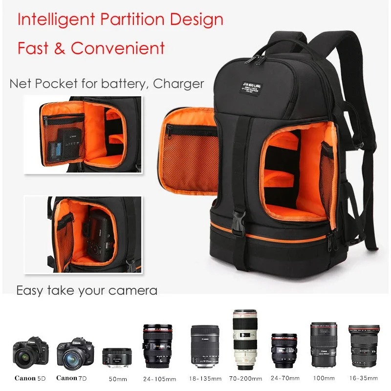 Waterproof Video Camera Backpa - огляд і ціна Laptop Backpack 15.6